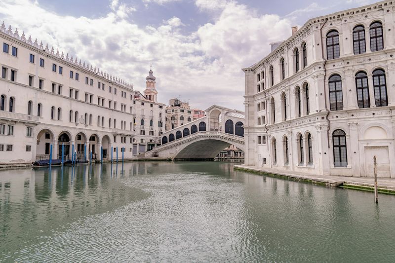 Ristorante a Giugno a Venezia all'aperto